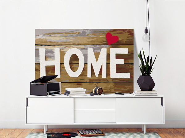 Quadro fai da te - Home with Heart