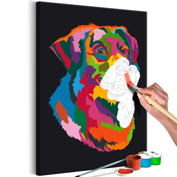 Quadro fai da te - Colourful Dog