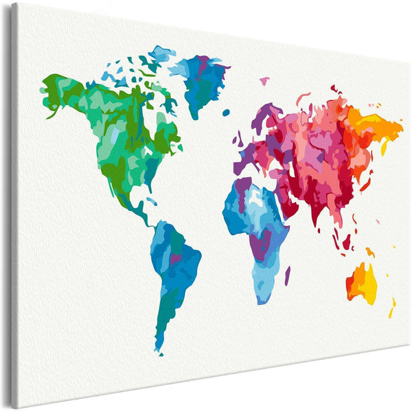 Quadro fai da te - Colours of the World