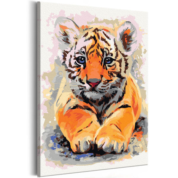 Quadro fai da te - Baby Tiger