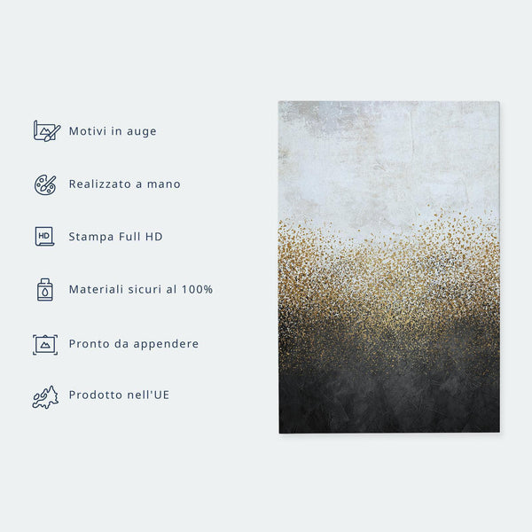 Quadro - Industrial Compositions (1-part) - English Text on Concrete Background