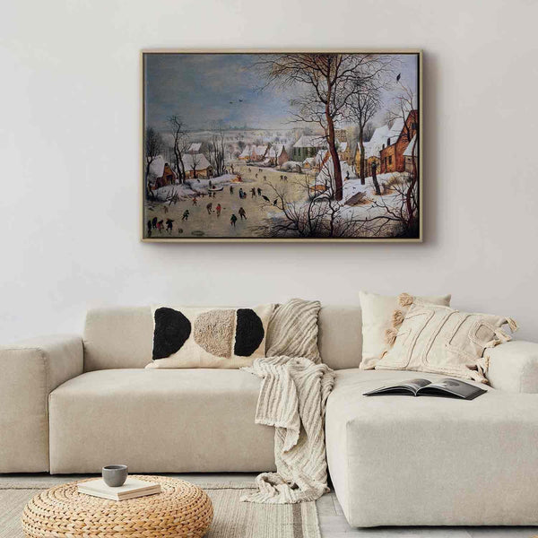 Quadro - Winter Landscape with Birdtrap (Pieter Bruegel the Elder)