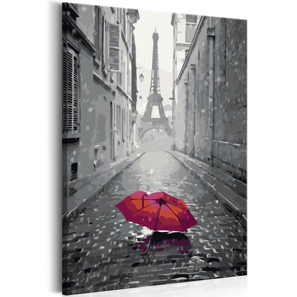 Quadro fai da te - Paris (Red Umbrella)