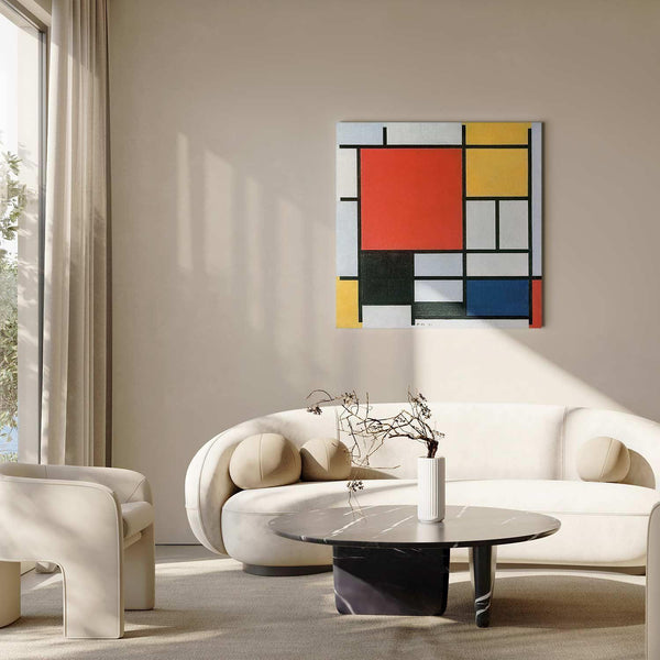 Quadro - Composition with red, yellow blue and black (Piet Mondrian)