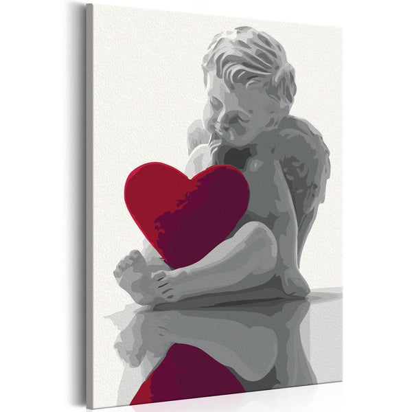 Quadro fai da te - Angel (Red Heart)