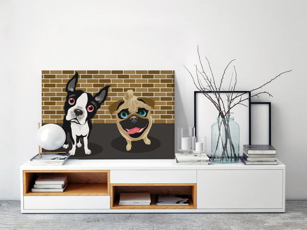 Quadro fai da te - Cute Dogs