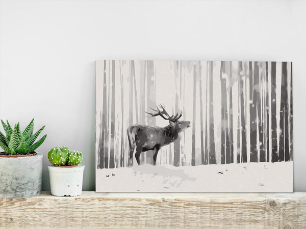 Quadro fai da te - Deer in the Snow