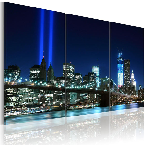 Quadro - Blue lights in New York