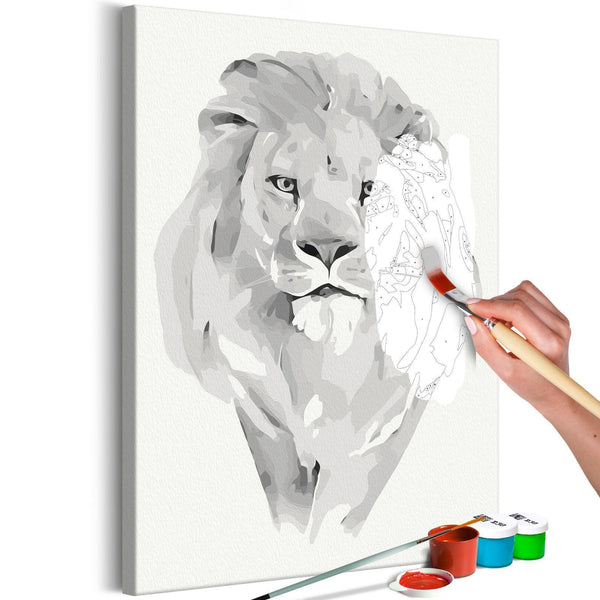 Quadro fai da te - White Lion