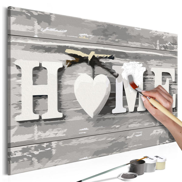 Quadro fai da te - Home (Letters)