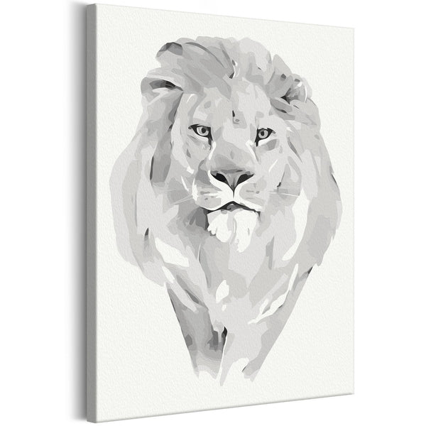 Quadro fai da te - White Lion