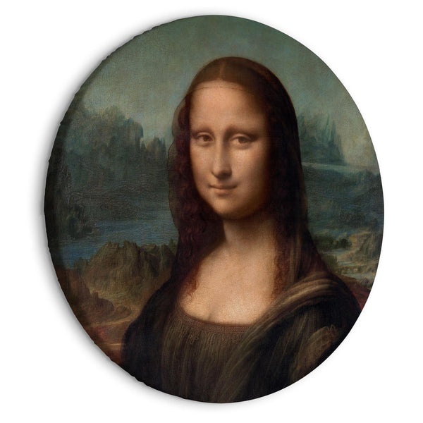 Quadro rotondo - Leonardo Da Vinci - Gioconda - Painted Portrait of the Mona Lisa