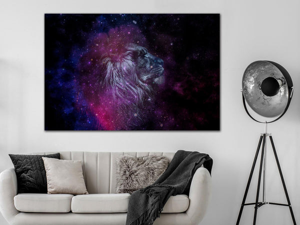 Quadro - Cosmic Lion (1 Part) Wide