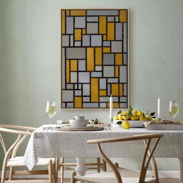 Quadro - Composition with grid 1 (Piet Mondrian)