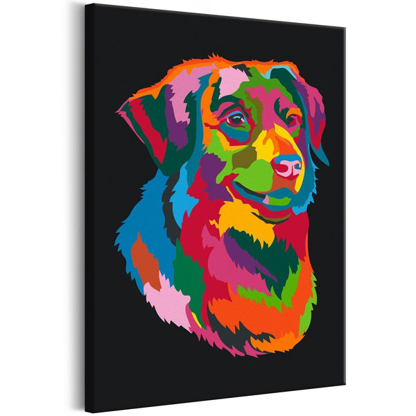 Quadro fai da te - Colourful Dog