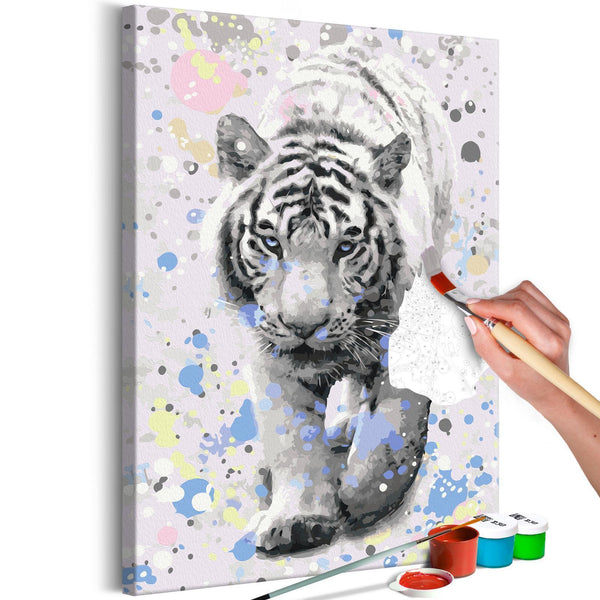 Quadro fai da te - White Tiger