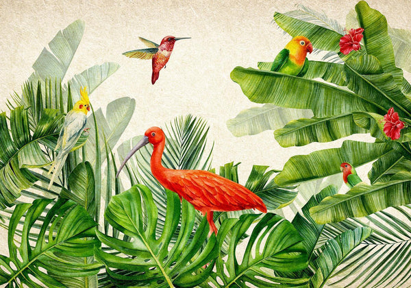 Carta da parati - Exotic Birds - Third Variant