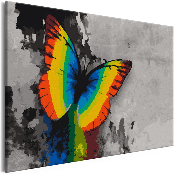 Quadro fai da te - Colourful Butterfly