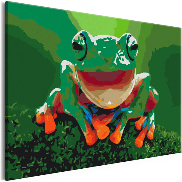 Quadro fai da te - Laughing Frog