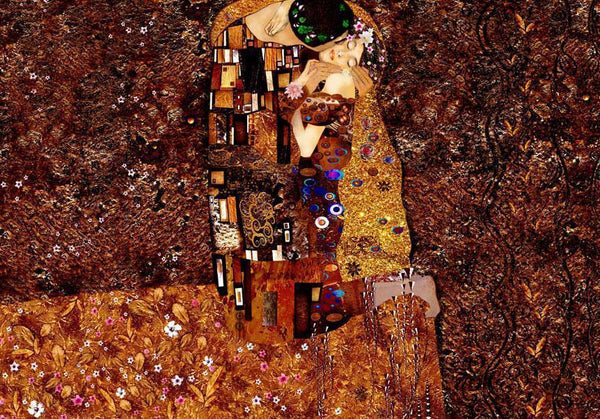 Carta da parati - Klimt inspiration - Image of Love