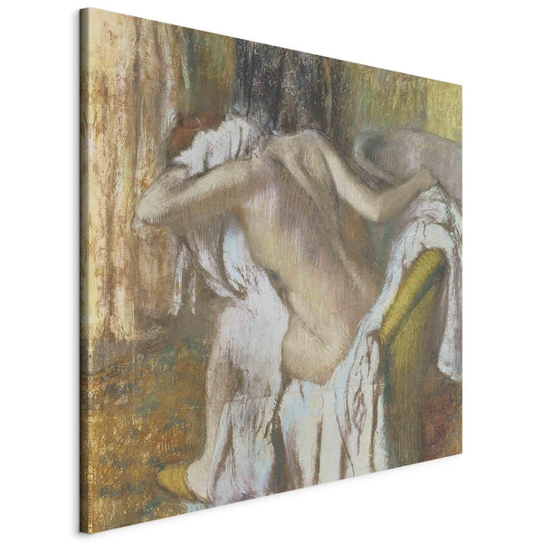 Quadro - Woman drying herself (Edgar Degas)