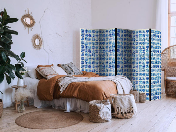 Paravento - Ceramic Tiles - Traditional Portuguese Blue Tiles Azulejos