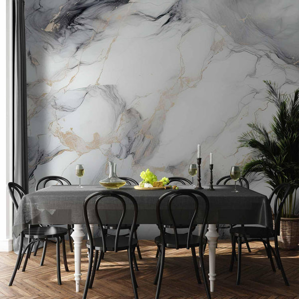 Carta da parati - Elegant Marble - Stone Structures in Neutral Colours