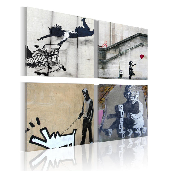 Quadro - Banksy - four orginal ideas