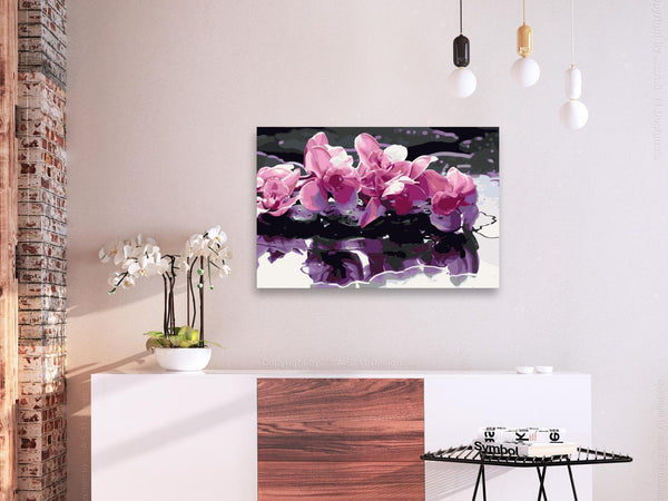 Quadro fai da te - Purple Orchid