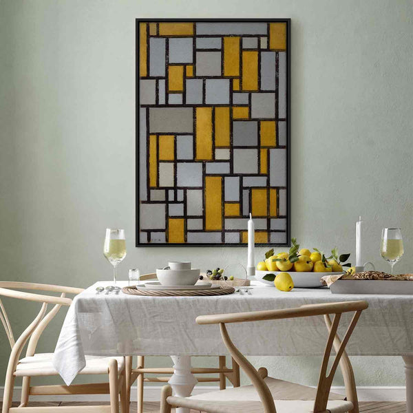 Quadro - Composition with grid 1 (Piet Mondrian)