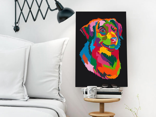 Quadro fai da te - Colourful Dog