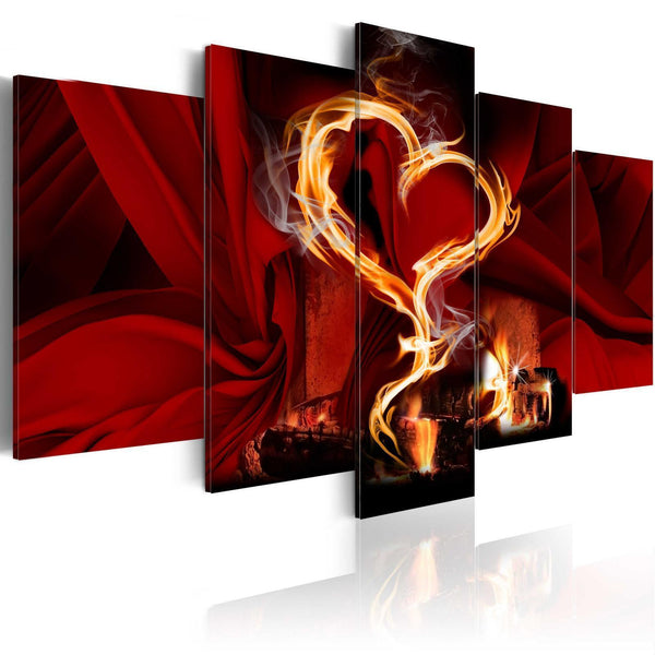 Quadro - Flames of love: heart