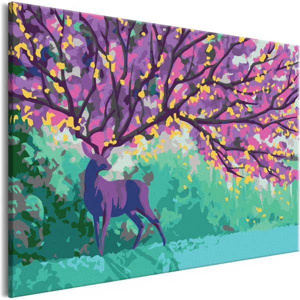 Quadro fai da te - Purple Deer