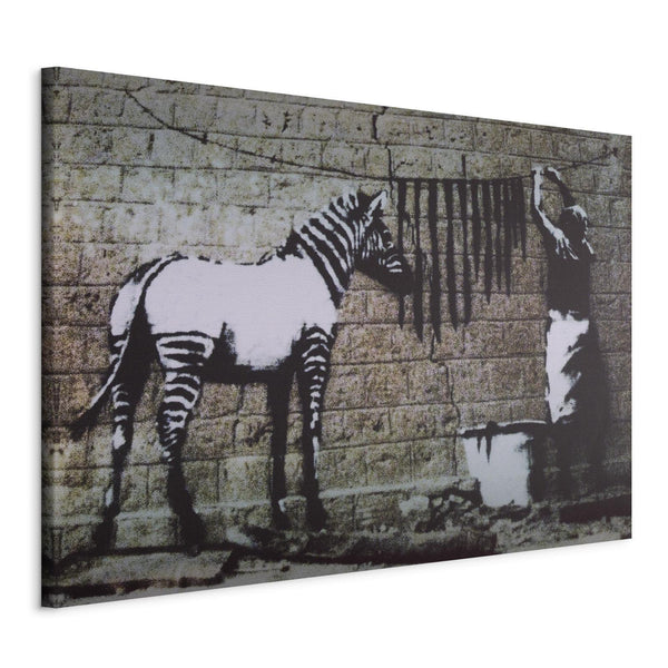 Quadro - Zebra washing (Banksy)