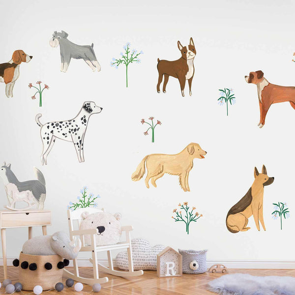 Carta da parati - Doggies - a Subtle Illustration for Children