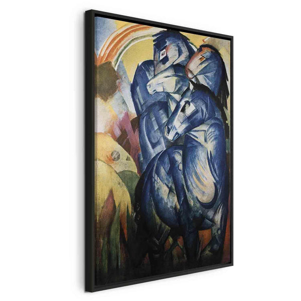 Quadro - The tower of blue horses (Franz Marc)