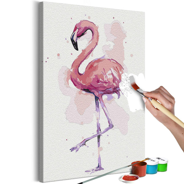 Quadro fai da te - Friendly Flamingo