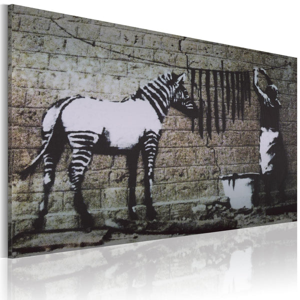 Quadro - Zebra washing (Banksy)