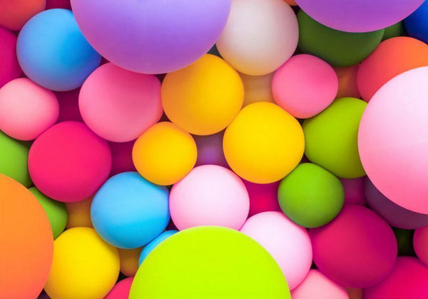 Carta da parati geometrica - Colourful Balls
