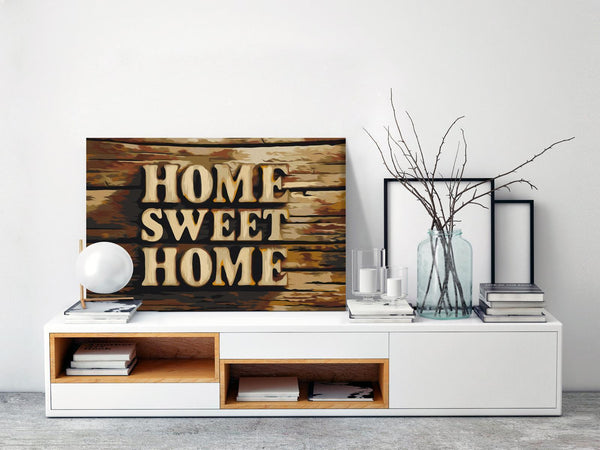 Quadro fai da te - Wooden Home