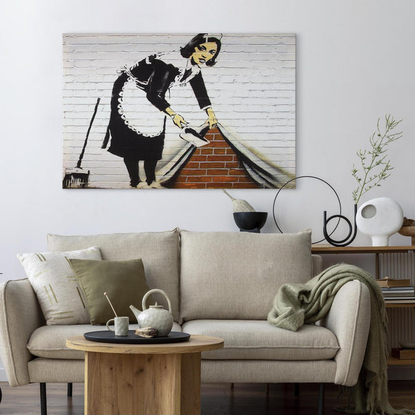 Quadro - Cleaning lady (Banksy)