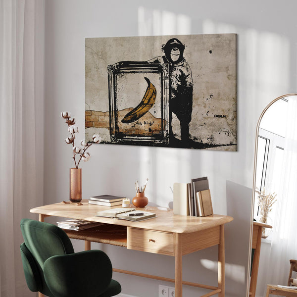 Quadro - Inspired by Banksy - sepia