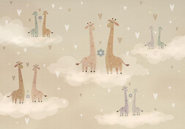 Carta da parati - Giraffes in Love