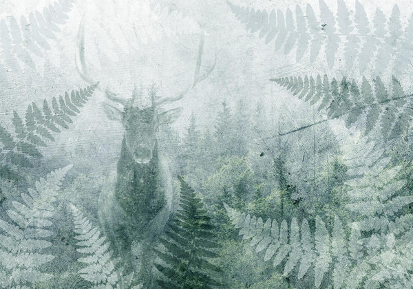 Carta da parati - Deer in Ferns - Third Variant