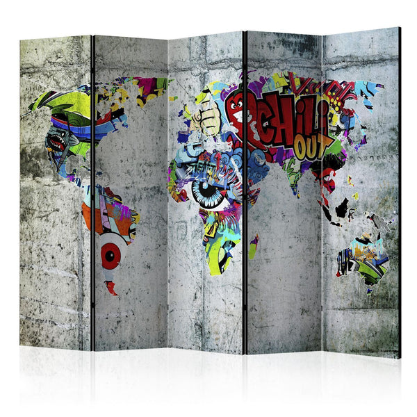 Separè per interni - Graffiti World [Room Dividers]