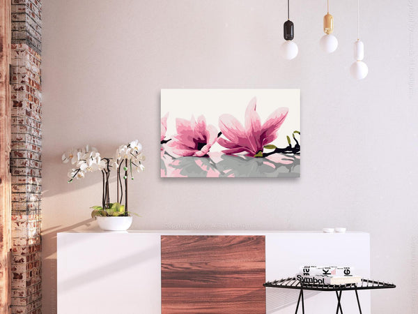 Quadro fai da te - Magnolia (White Background)