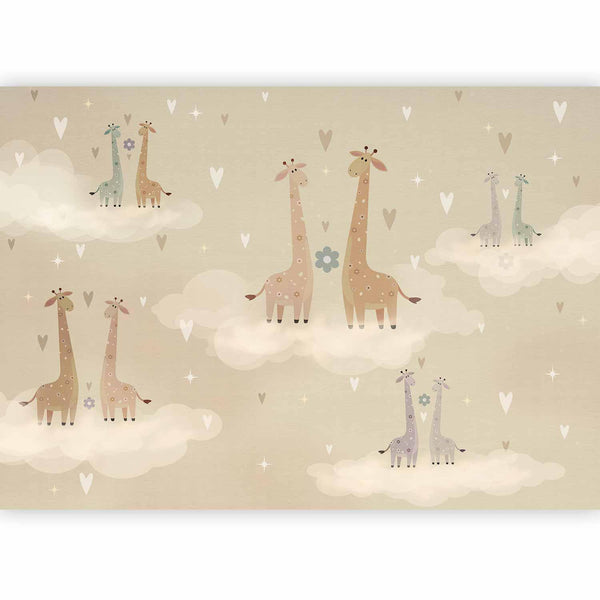 Carta da parati - Giraffes in Love