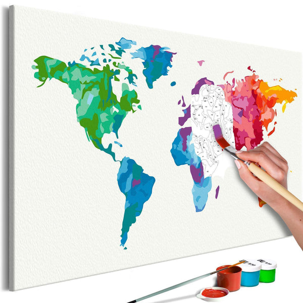 Quadro fai da te - Colours of the World