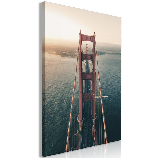 Quadro - Golden Gate Bridge (1 Part) Vertical