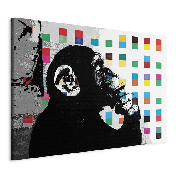 Quadro - Banksy The Thinker Monkey